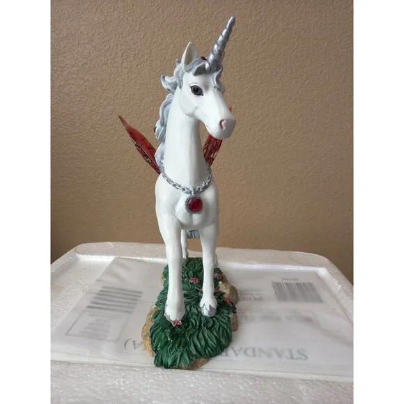 Hamilton Collection Jeweled Reflections Ruby Regalia Unicorn USED w/Box & COA - Picture 9 of 16